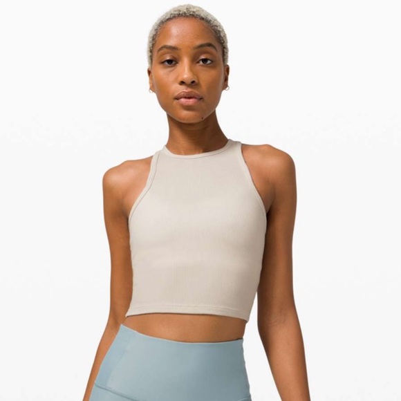 lululemon athletica Tops - Lululemon LA Front Racer Crop Tank